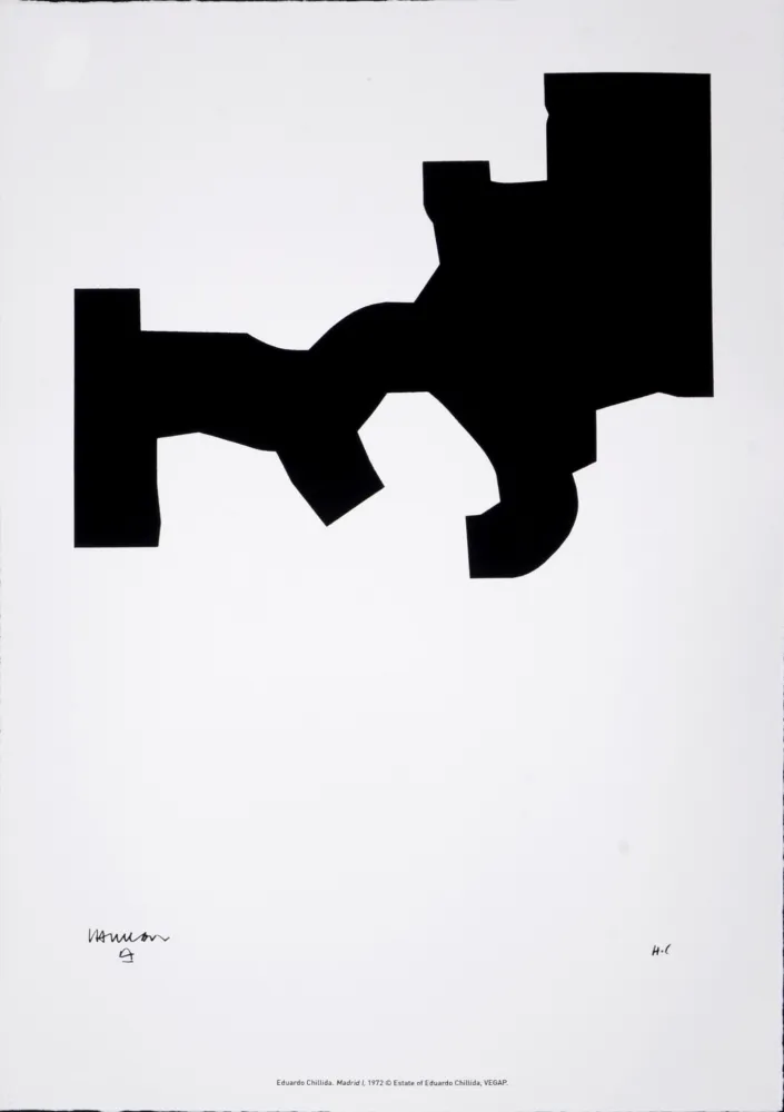 Siebdruck Chillida - (After) Madrid I, 1972
