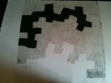 Radierung Chillida - Aldikatu III