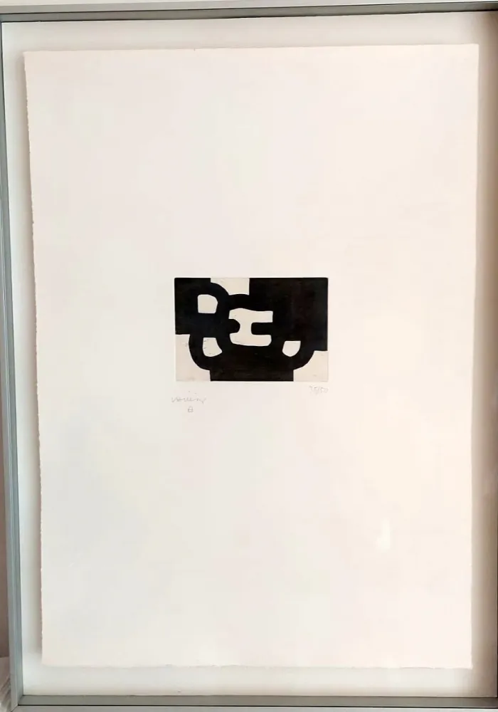 Aquatinta Chillida - ANTZO IX (With COA)