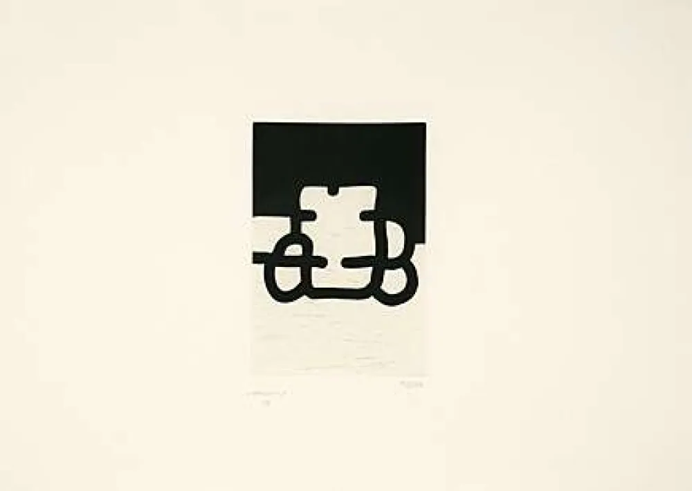 Aquatinta Chillida - Antzo VIII