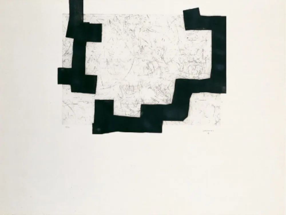 Radierung Chillida - Aundi I
