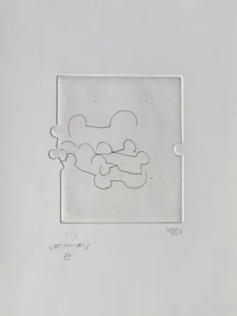 Radierung Chillida - Cioran XXVII