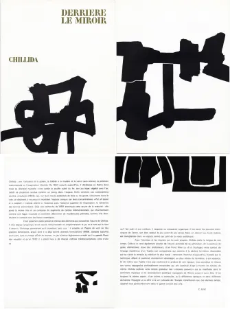 Illustriertes Buch Chillida - Derrière le Miroir n° 143 . CHILLIDA . Avril 1964.
