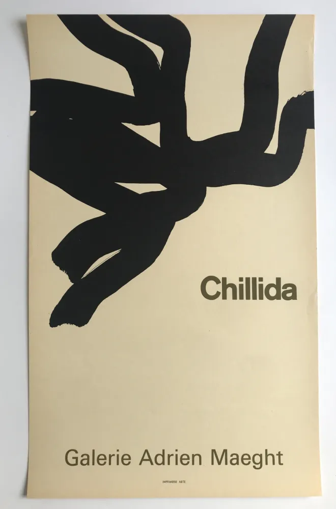 Plakat Chillida - Galerie Adrien Maeght