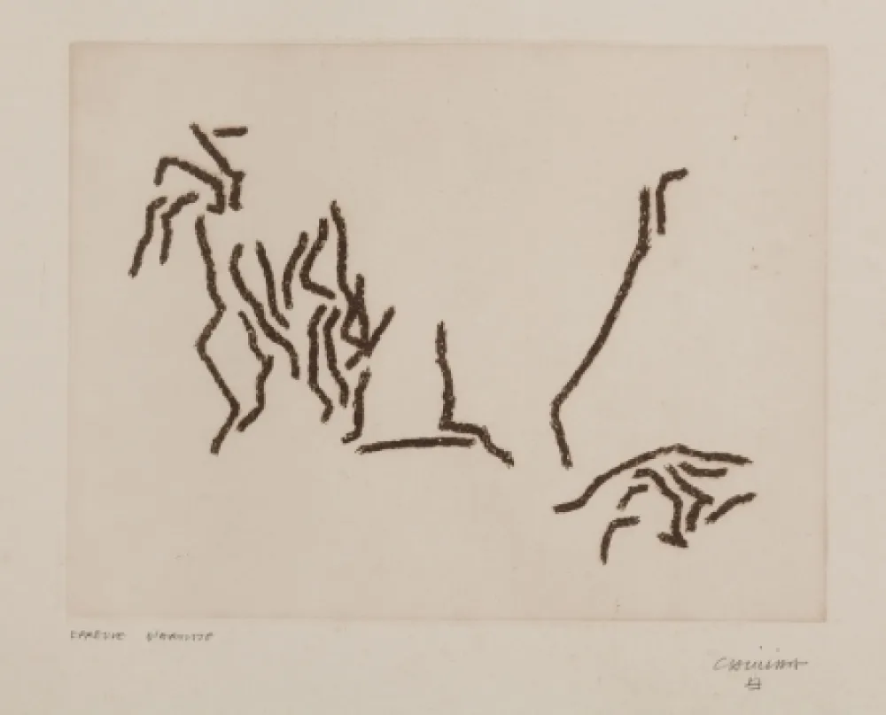 Stich Chillida - Glissement de Limites (First print)