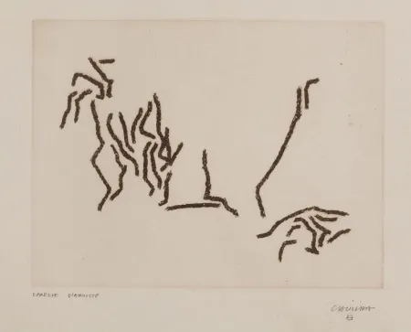 Stich Chillida - Glissement de Limites (First print)