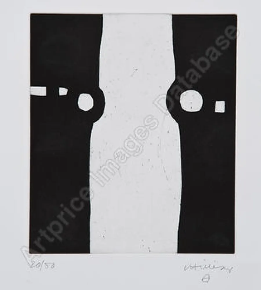Radierung Chillida - Homenaje a Cristobal Balenciaga I