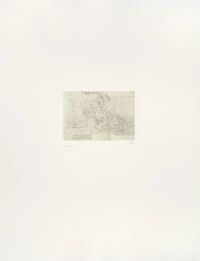 Stich Chillida - Hommage à Rosalia de Castro 