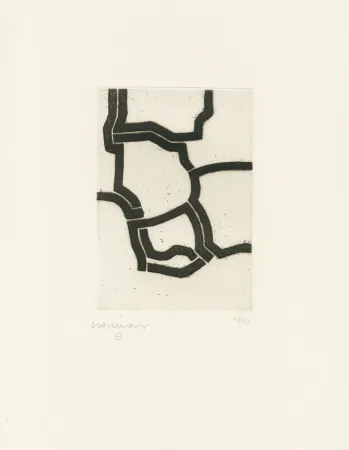 Radierung Chillida - Kate III (Kette III) 