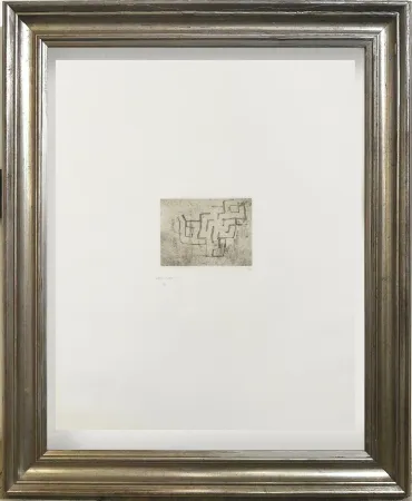 Kaltnadelradierung Chillida - Opus P.II