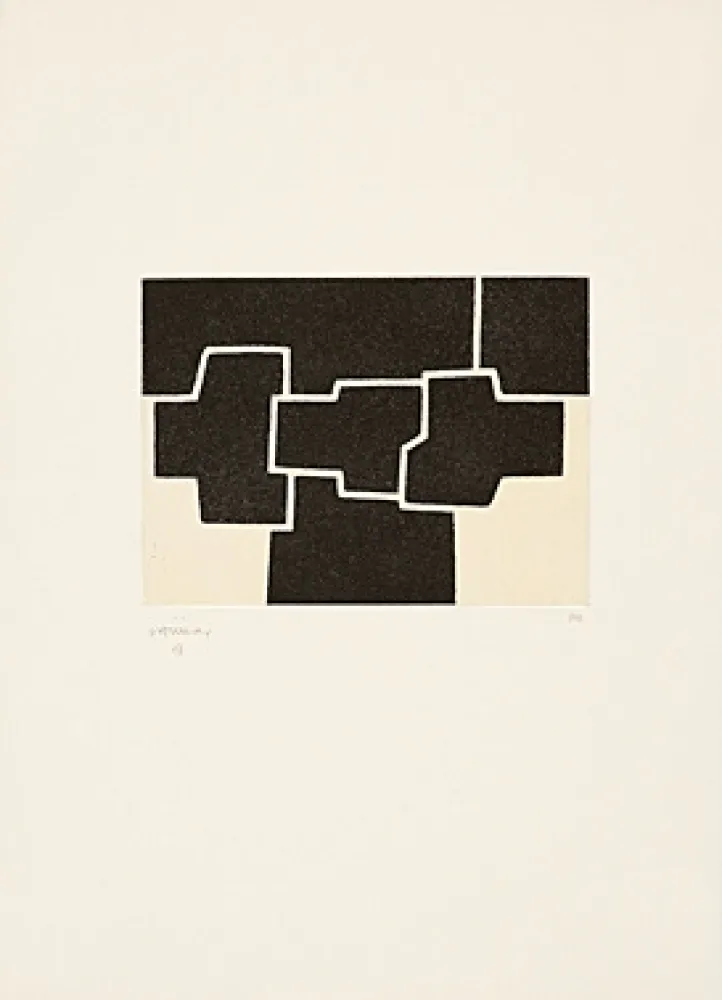 Radierung Und Aquatinta Chillida - Pittsburgh II