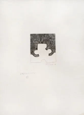 Radierung Chillida - Sans titre