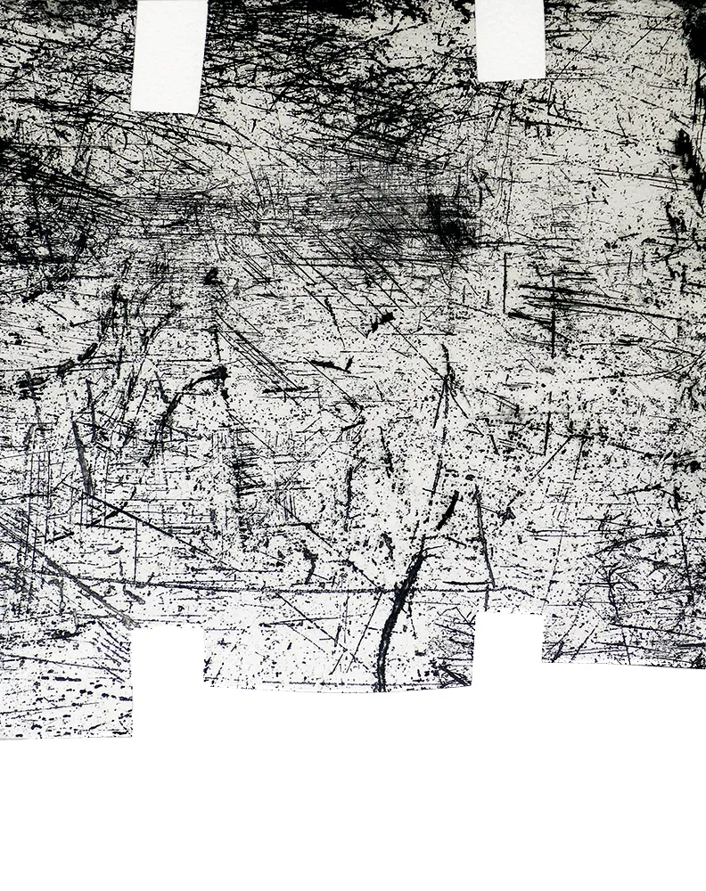 Stich Chillida - Une helene de vent ou fumee I