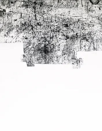 Radierung Und Aquatinta Chillida - Une helene de vent ou fumee III