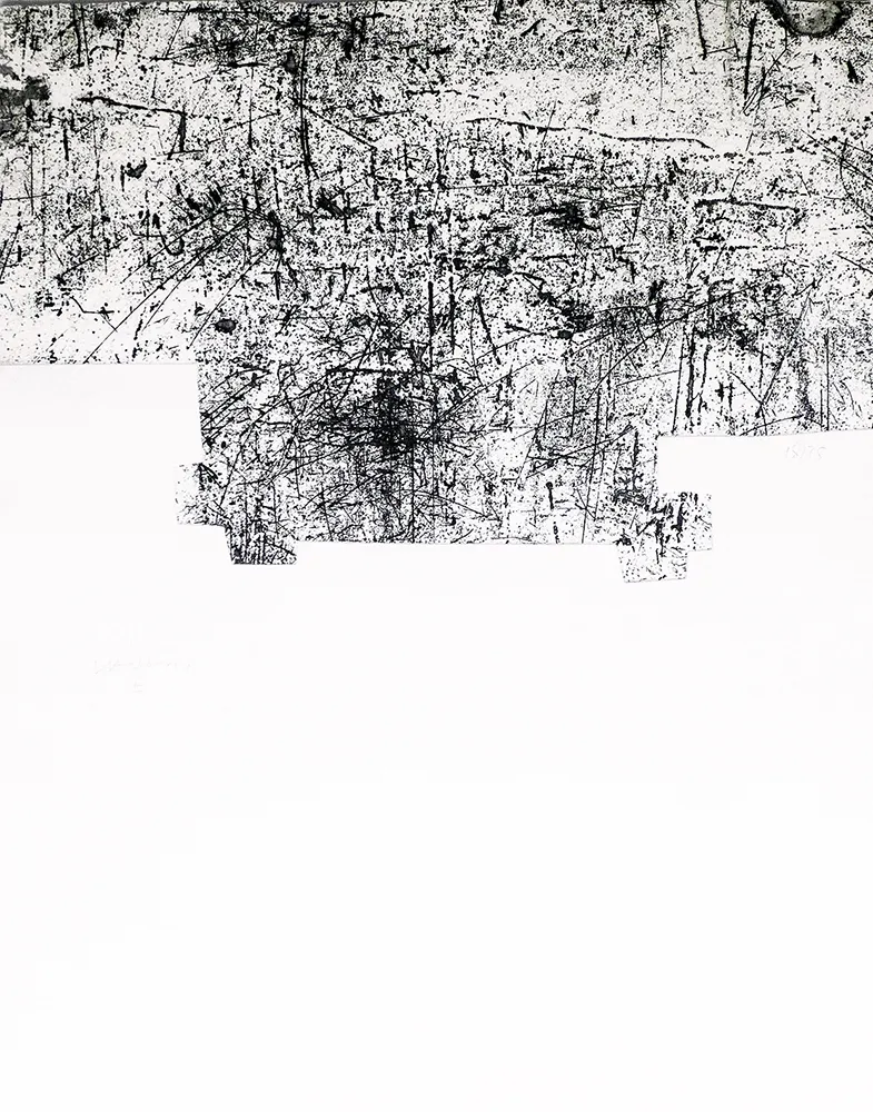 Stich Chillida - Une helene de vent ou fumee III