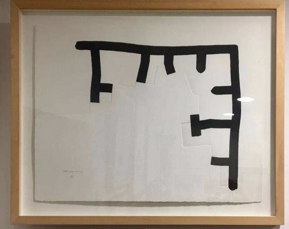 Aquatinta Chillida - Untitled