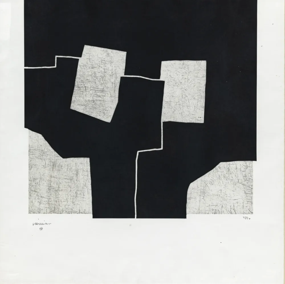Radierung Und Aquatinta Chillida - Urrutiko