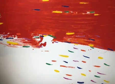 Siebdruck Chin - Untiled