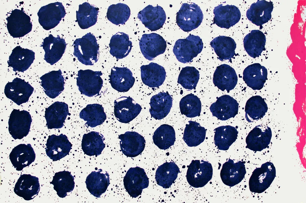 Siebdruck Chin - Untitled