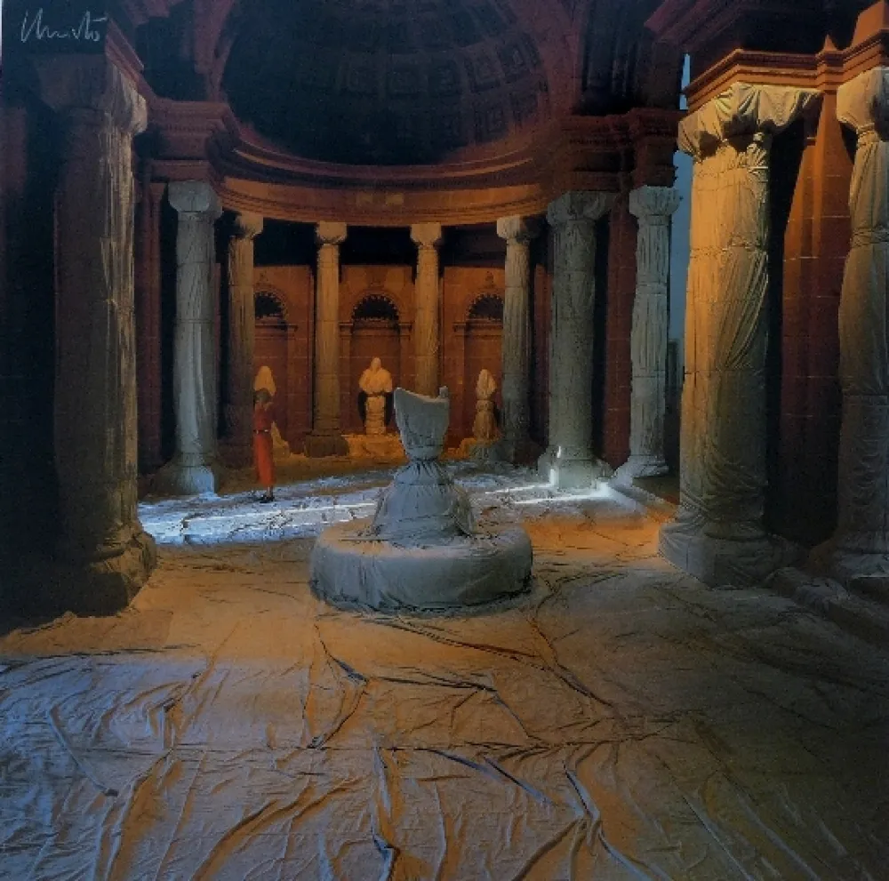 Fotografie Christo & Jeanne-Claude - Wrapped Vestibule,