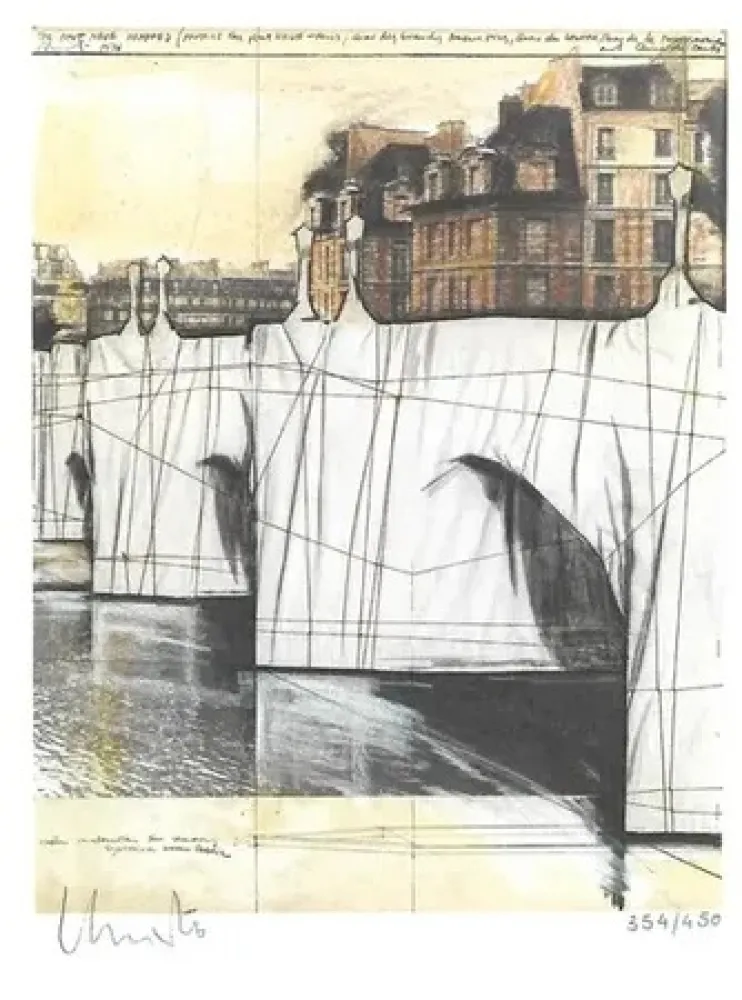 Offset Christo - PONT NEUF 