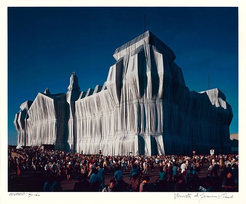 Fotografie Christo - Reichstag Mappe I, 16 Uhr