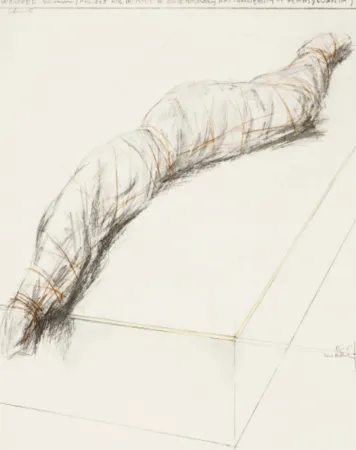 Siebdruck Christo - Wrapped Woman