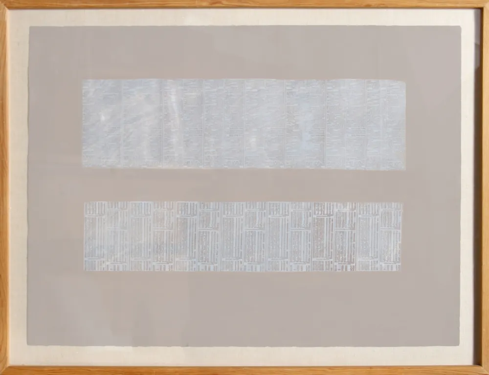 Siebdruck Chryssa - American Newsprint