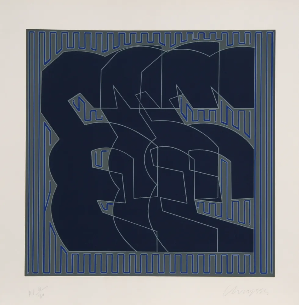 Siebdruck Chryssa - Series 1