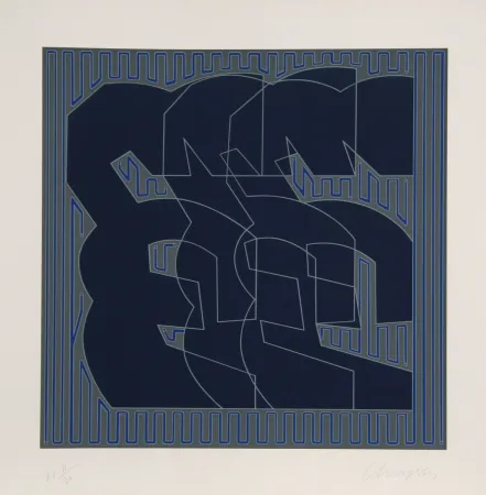 Siebdruck Chryssa - Series 1