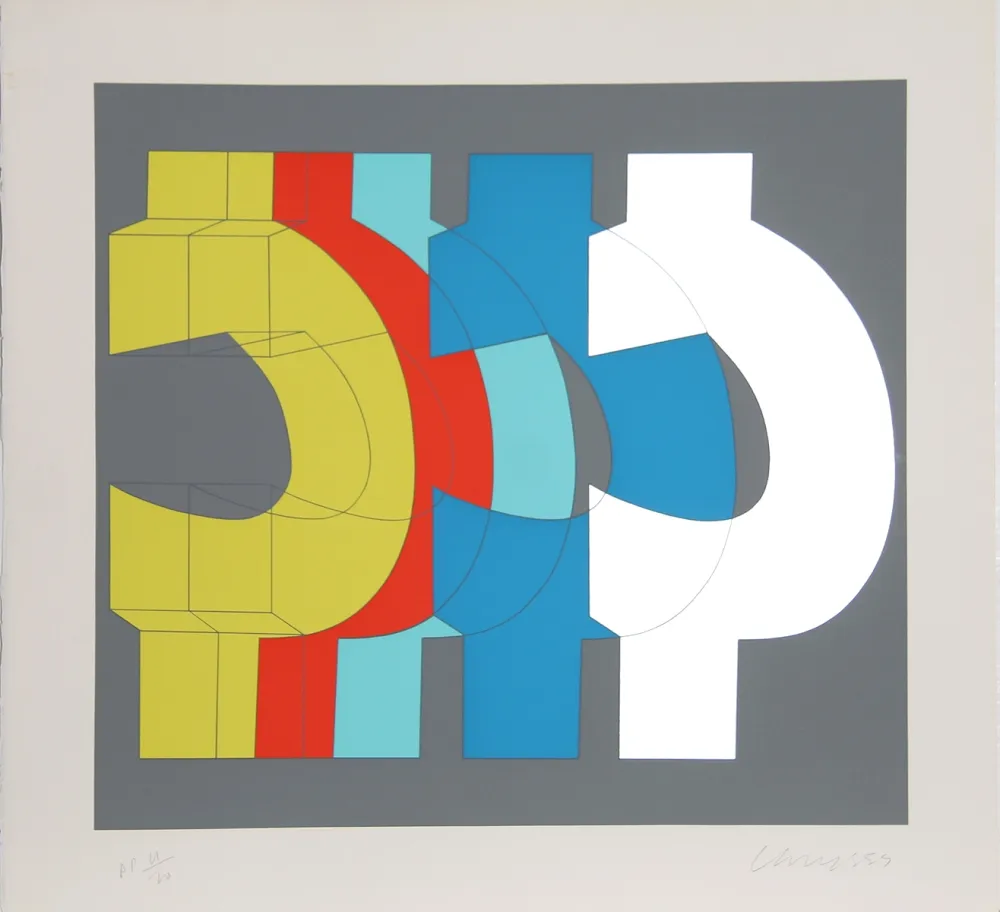 Siebdruck Chryssa - Series 2