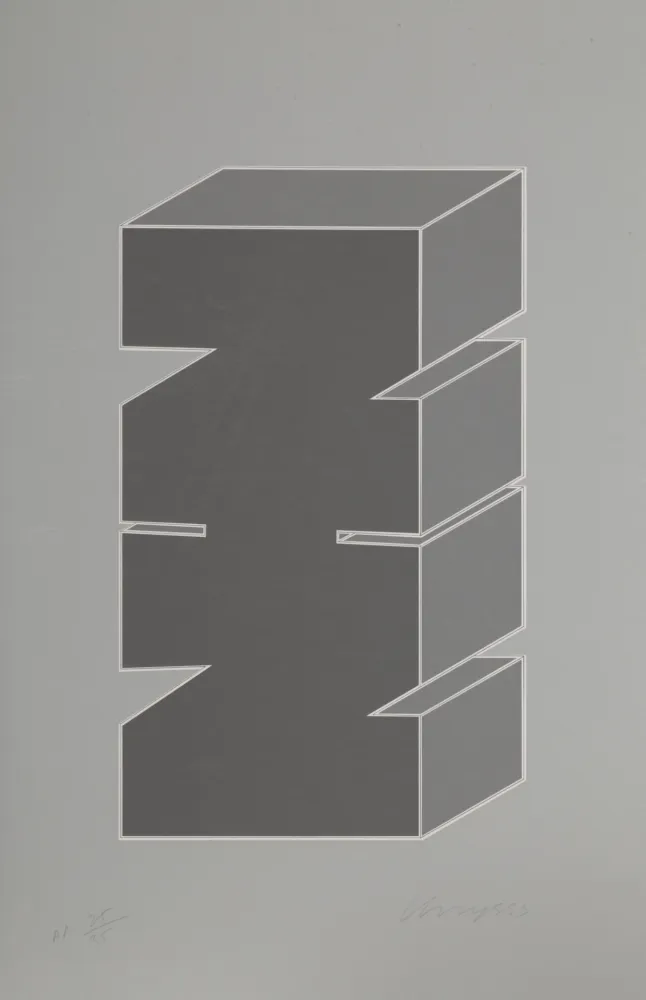 Siebdruck Chryssa - Times Square Fragment #5
