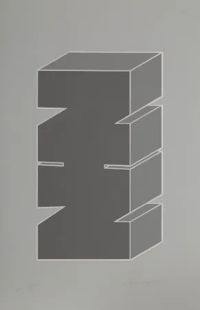 Siebdruck Chryssa - Times Square Fragment #5