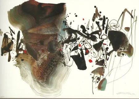 Lithographie Chu Teh Chun  - JO BARCELONE 1992