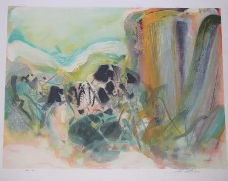 Lithographie Chu Teh Chun  - Sans titre VIII