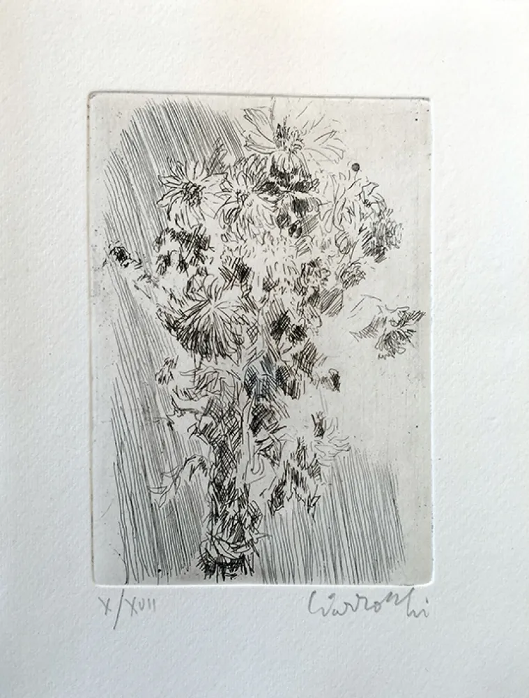 Radierung Ciarrocchi - Mazzo di fiori