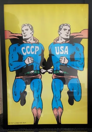 Plakat Cieslewicz  - CCCP/USA