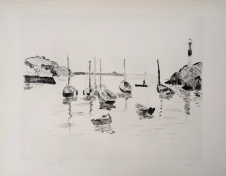 Stich Clairin - Marine et barques à Doëlan