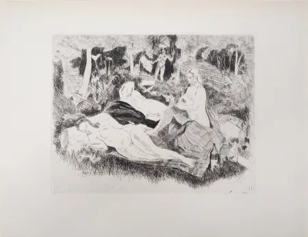 Stich Clairin - Nus dans une clairière