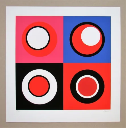 Siebdruck Claisse - Composition géométrique