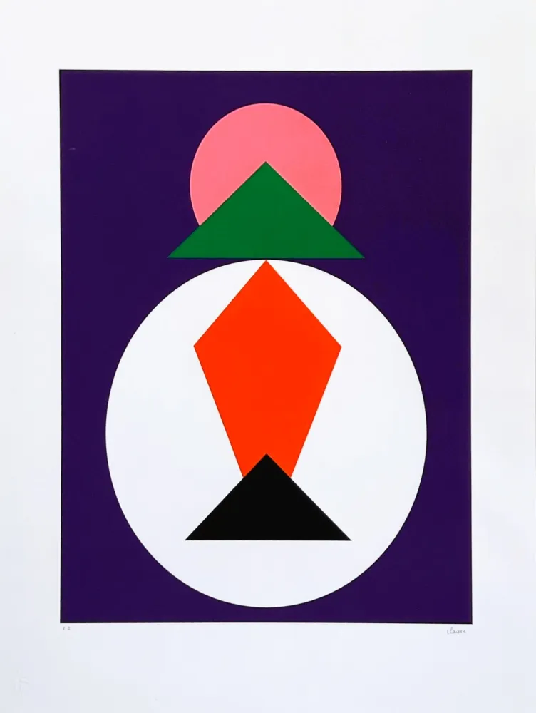 Siebdruck Claisse - Composition géométrique 