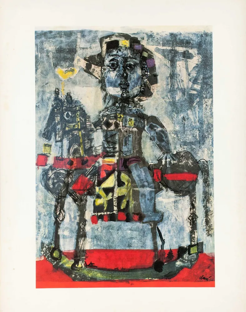 Lithographie Clavé - Caballero 