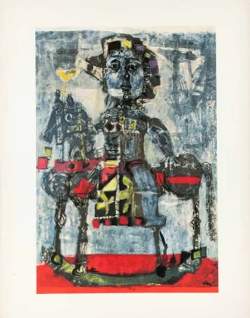 Lithographie Clavé - Caballero 