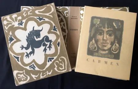 Illustriertes Buch Clavé - CARMEN. Lithographies originale de Clavé