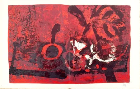 Lithographie Clavé - Eloge à Clavé