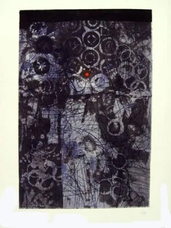 Radierung Und Aquatinta Clavé - Etoiles et signes