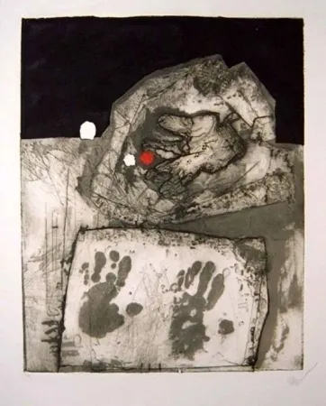 Radierung Und Aquatinta Clavé - Gant et mains