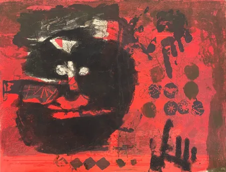 Radierung Clavé - Guerrier aux étoiles 