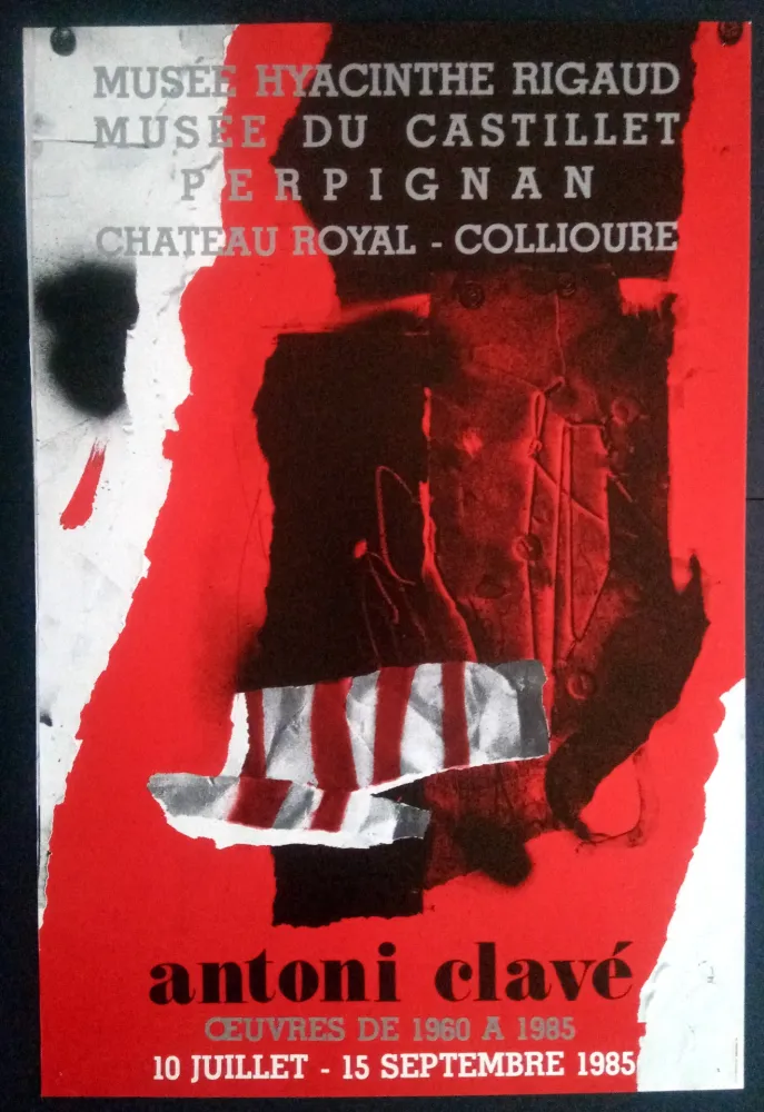 Plakat Clavé - Ouvres 1980 1985 Museé du Castillet Perpignan