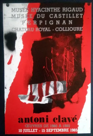 Plakat Clavé - Ouvres 1980 1985 Museé du Castillet Perpignan